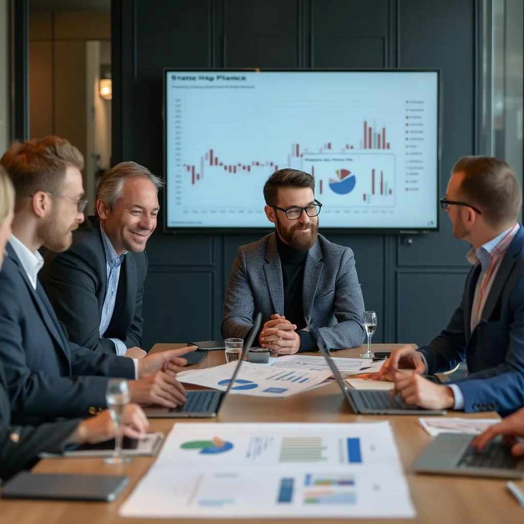 Equipo de FinanzasArg en reunión